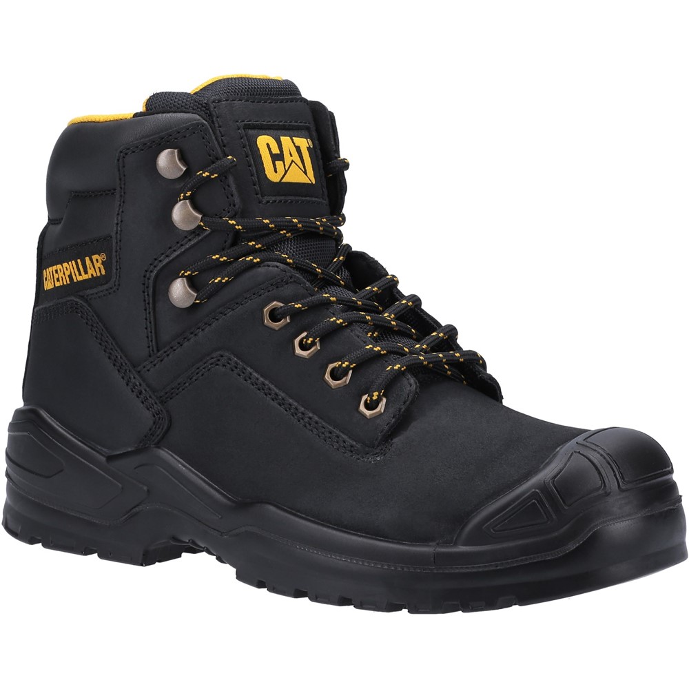 CAT Striver S3 Safety Boot With Bump Cap Black