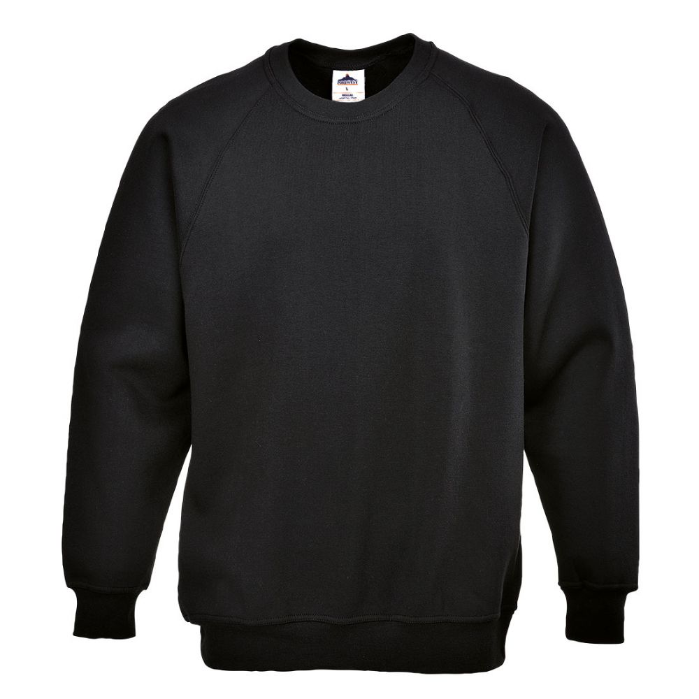 Portwest B300 - Roma Sweatshirt Black