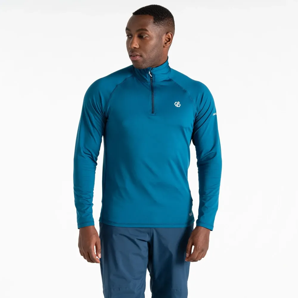 Dare2B Men's Fuse Up II Recycled Lightweight Core Stretch Ski Midlayer Kingfisher Blue