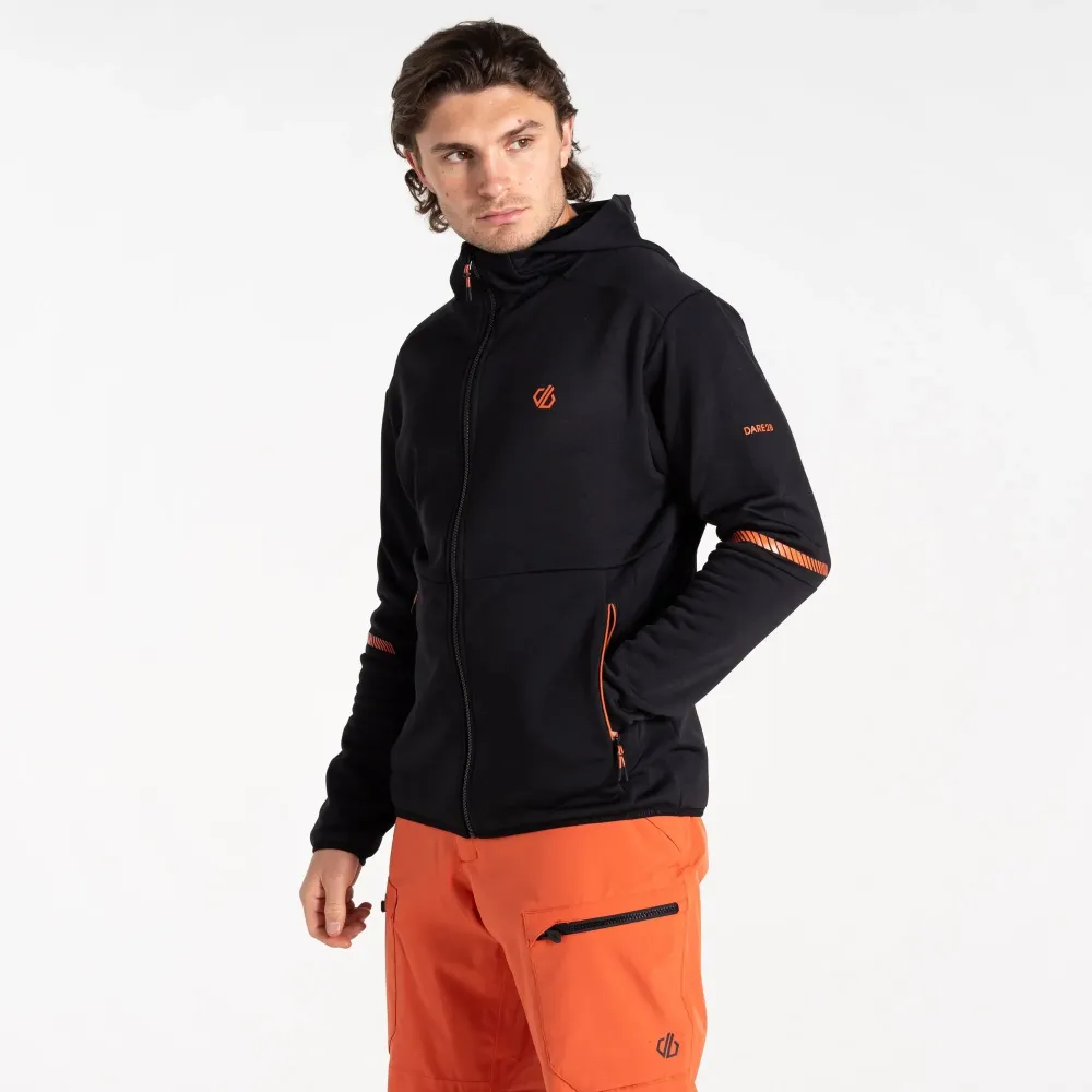 Dare2B Men's Camber Core Stretch Ski Midlayer Black