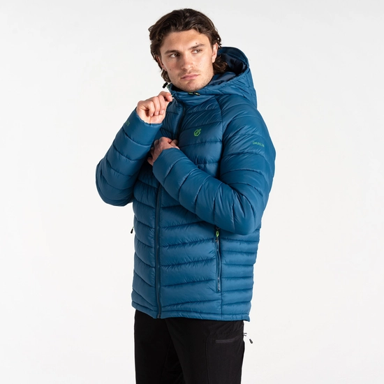 Dare2B Men's Torrek Mountain Baffled Jacket Kingfisher Blue