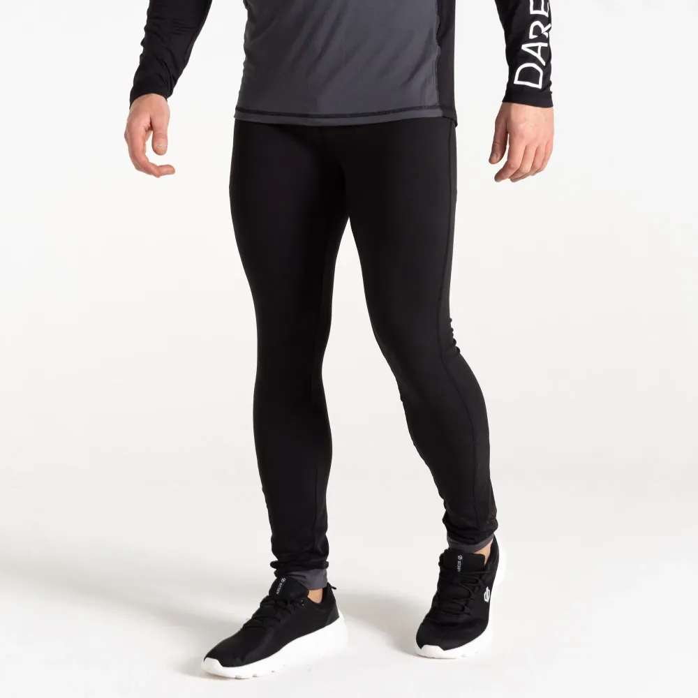Dare2B Men's Exchange Ski Base Layer Legging Black Grey