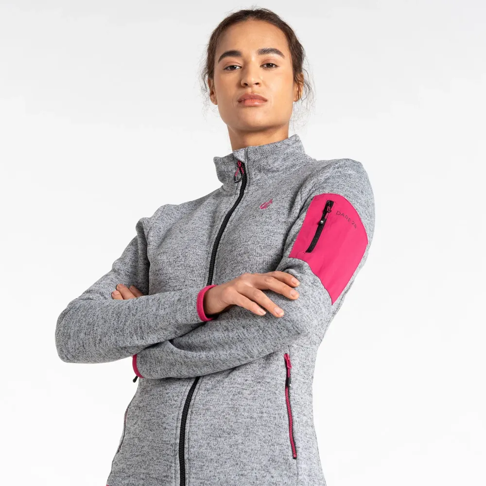 Dare2B Women's Torrek Mountain Ski Thermal Fleece Charcoal Grey Marl