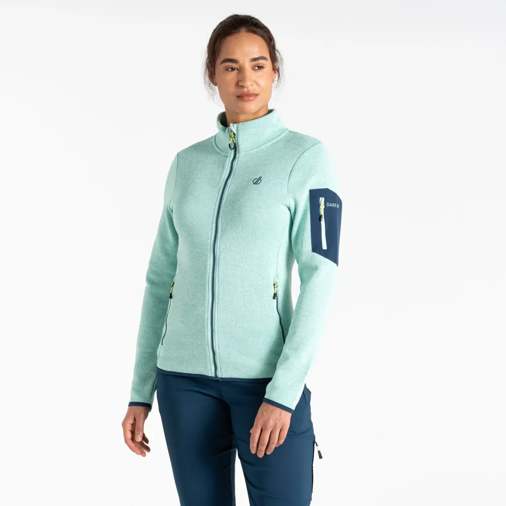 Dare2B Women's Torrek Mountain Ski Thermal Fleece Mint Green