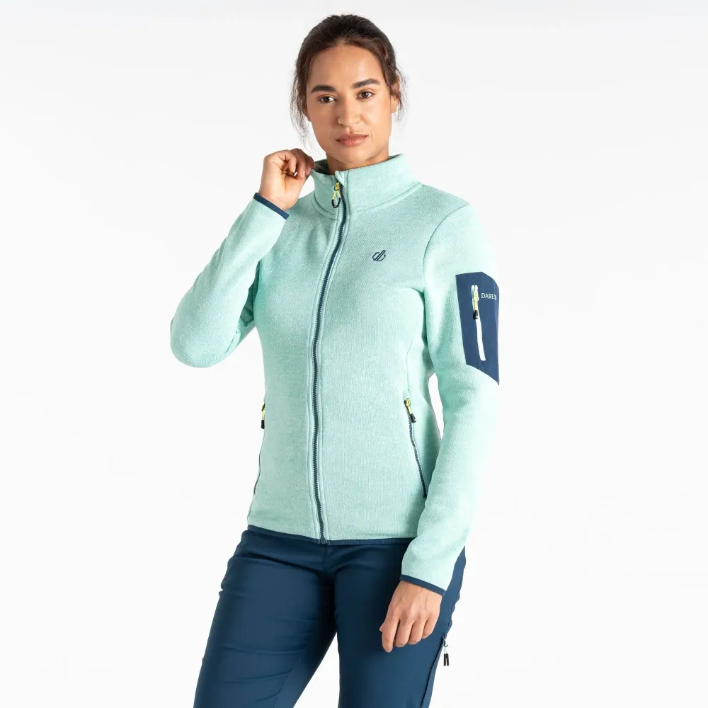 Dare2B Women's Torrek Mountain Ski Thermal Fleece Mint Green