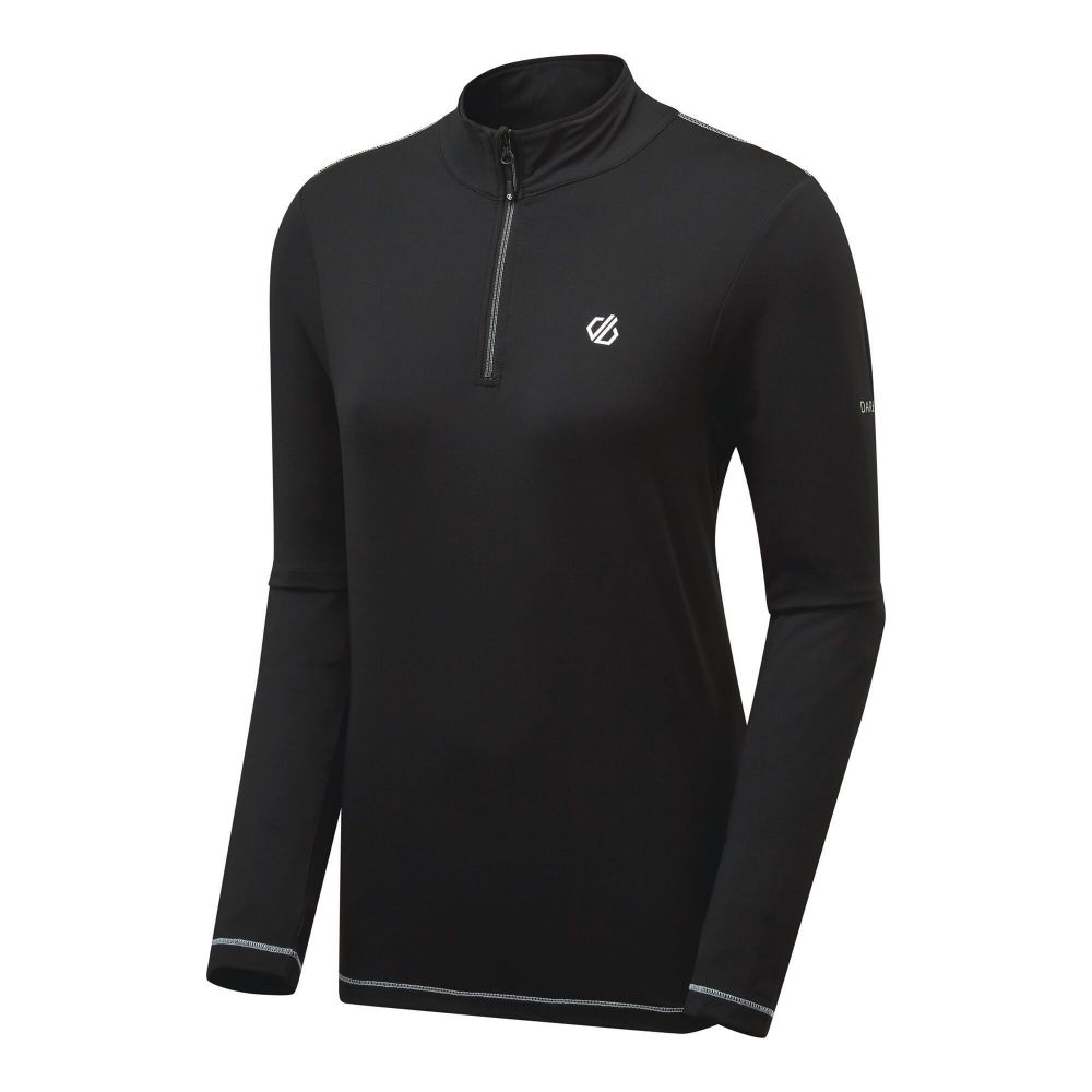 Dare2B Women's Lowline II Lightweight Core Stretch Ski Midlayer Black