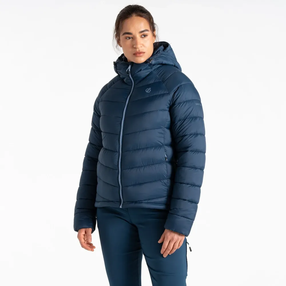 Dare2B Women's Torrek Mountain Baffled Jacket Moonlight Denim