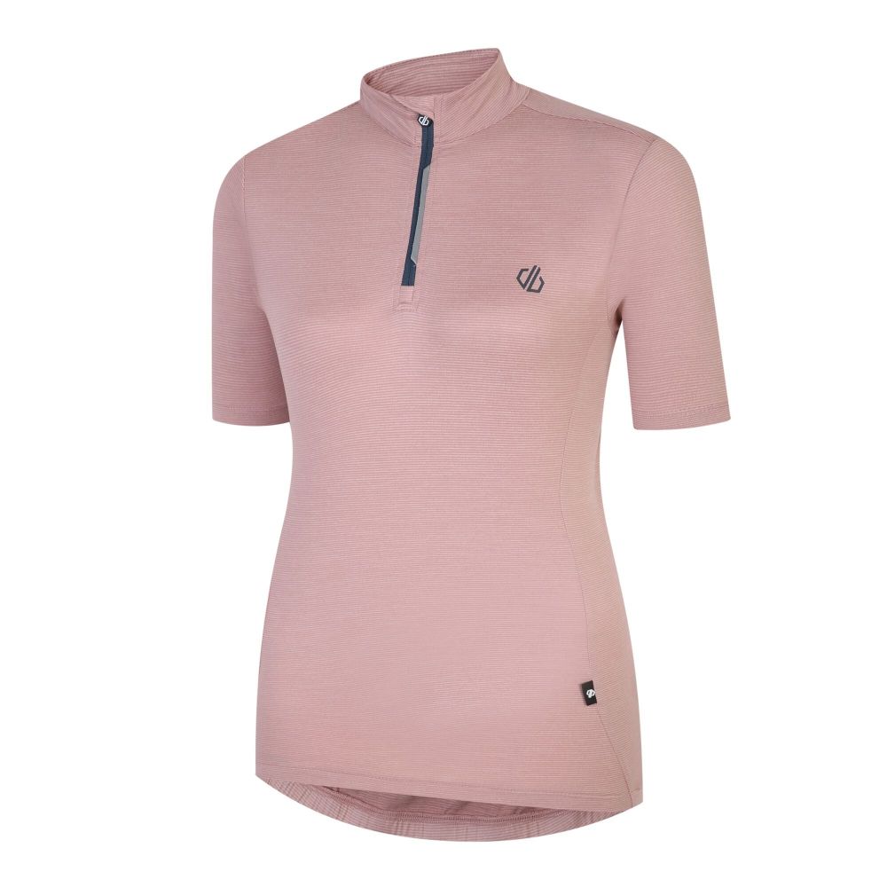 Dare2B Women's Pedal Through It Lightweight Jersey Dusky Rose