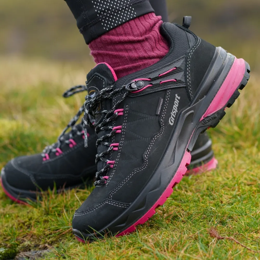 Grisport Ladies Bodmin Black Walking Shoe