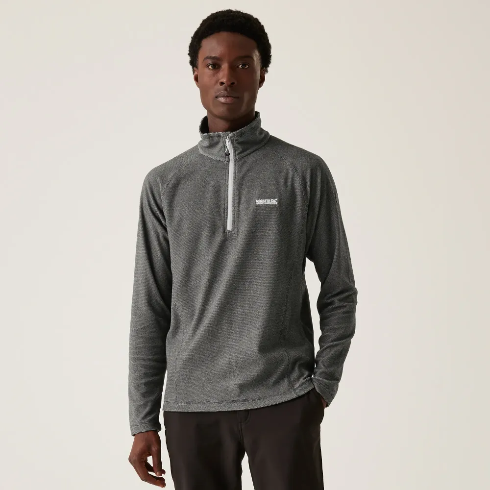 Regatta Men s Montes Lightweight Half Zip Fleece Light Steel