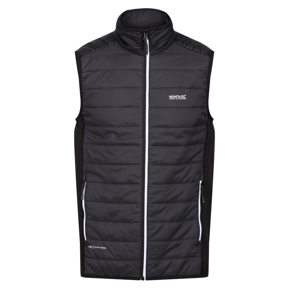 Regatta Men's Halton Baffled Gilet VII Ash Black
