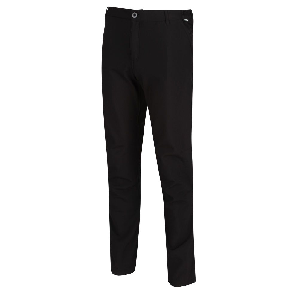 Regatta Men's Fenton Water Repellent Softshell Trousers Black