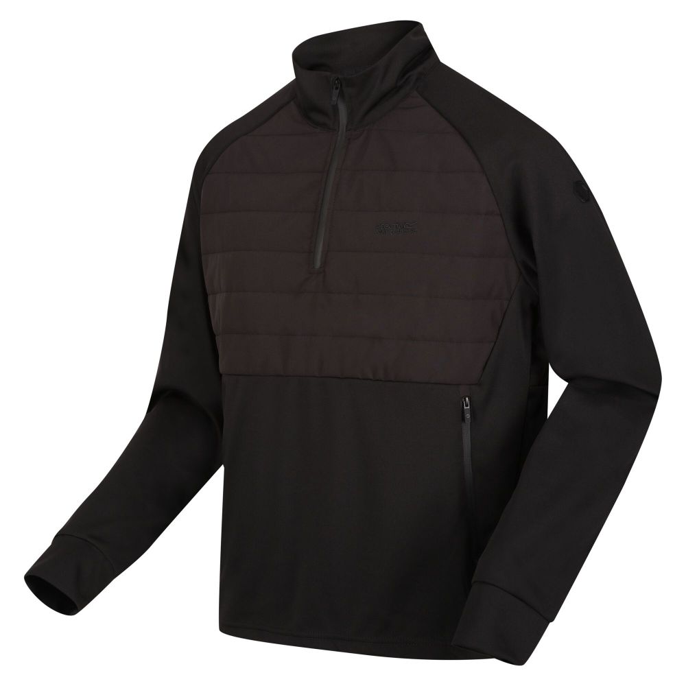 Regatta Mens' Addinston Hybrid Jumper Black