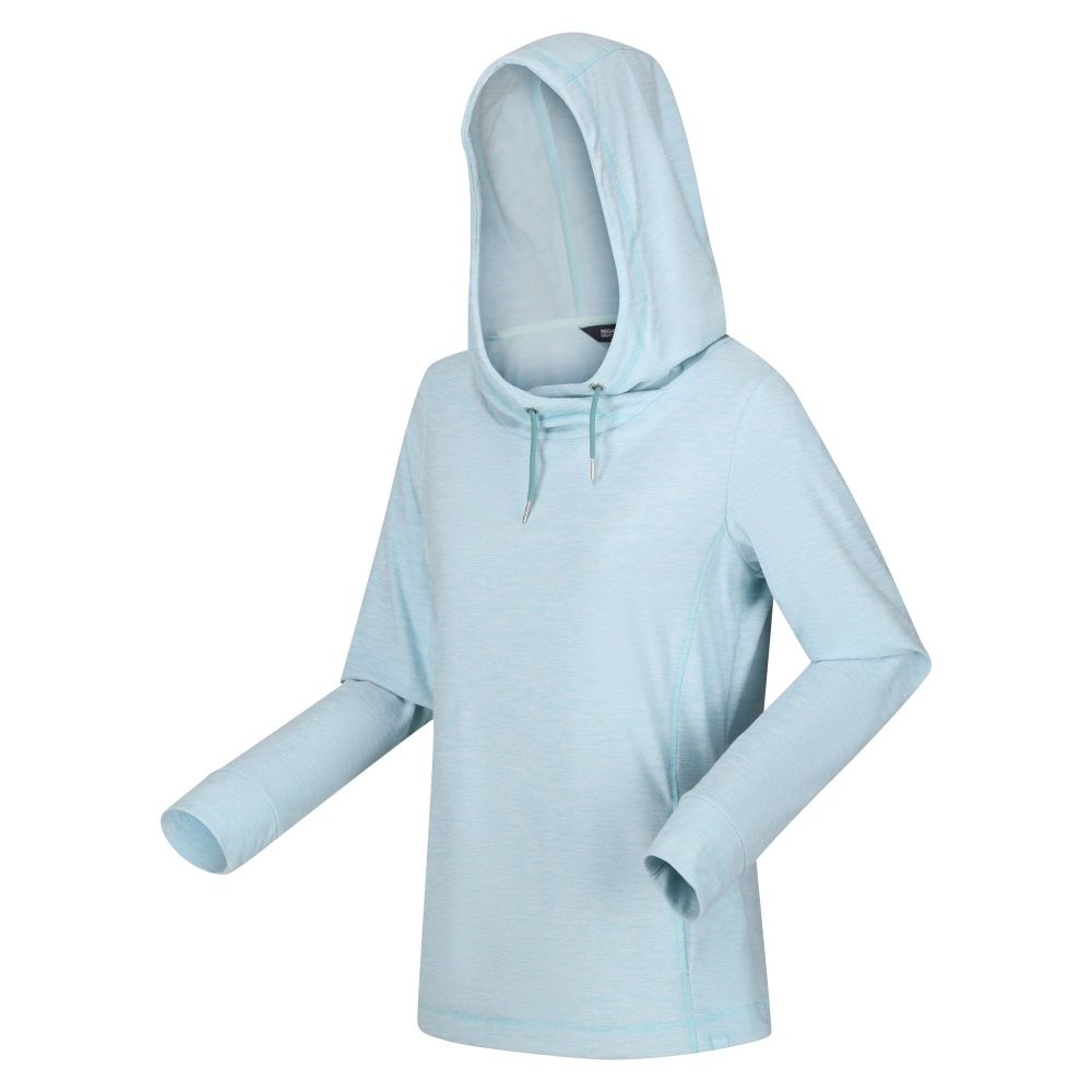 Regatta Women's Kizmit II Hooded Marl Fleece Sea Haze Marl