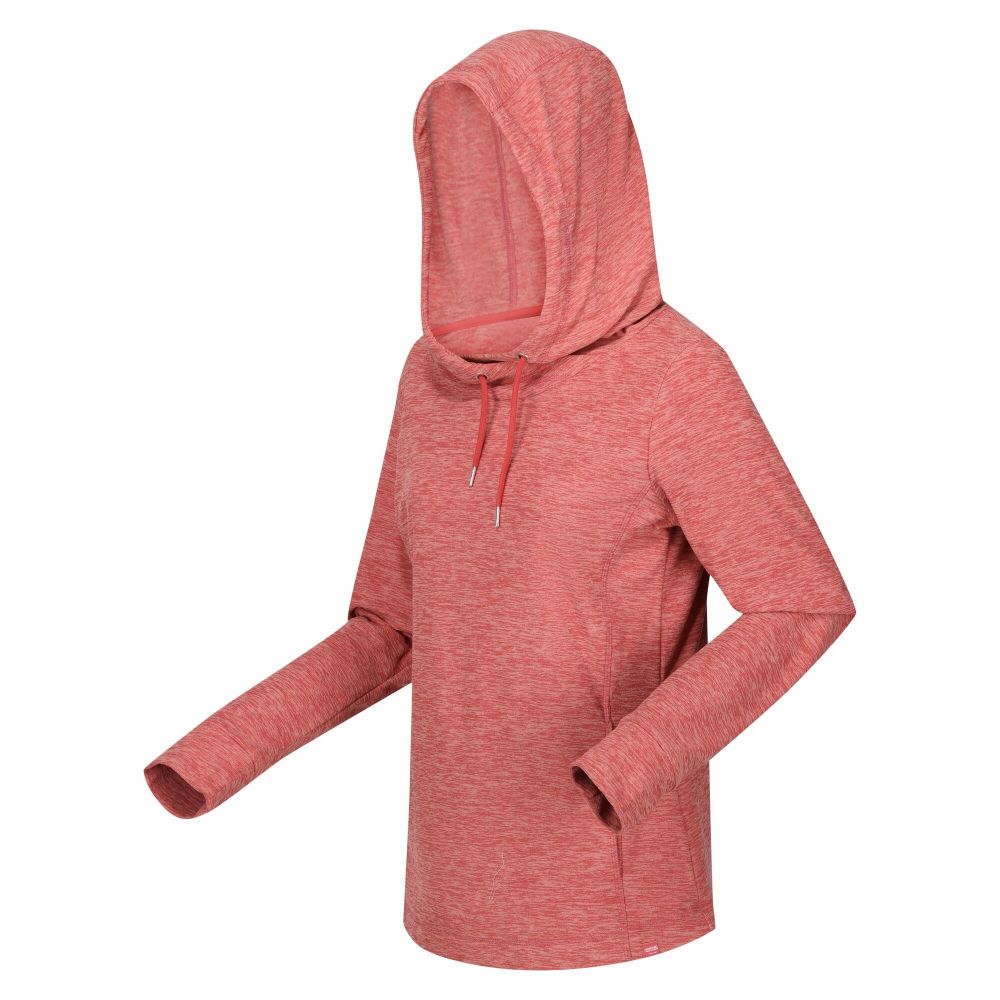 Regatta Women's Kizmit II Hooded Marl Fleece Mineral Red Marl