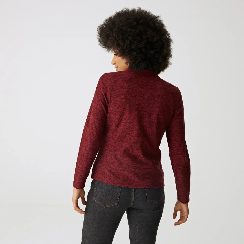Regatta Women's Kizmit Half Zip Fleece Cabernet Marl