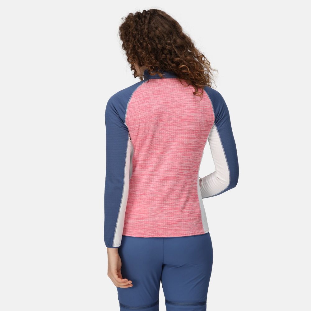 Regatta Women's Hepley Full Zip Fleece Fruit Dove Dusty Denim