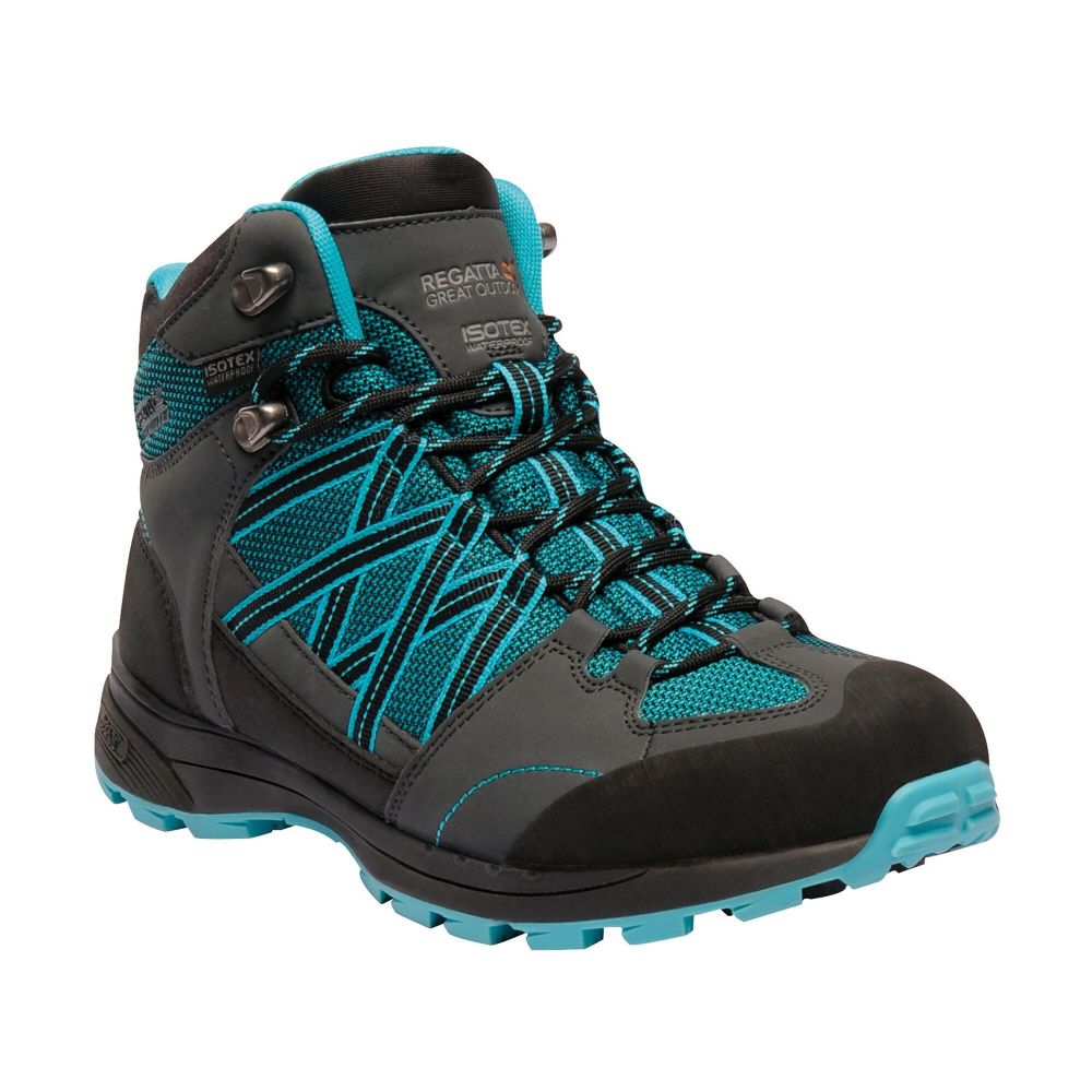 Regatta Women's Samaris II Mid Walking Boots Azure Blue Briar