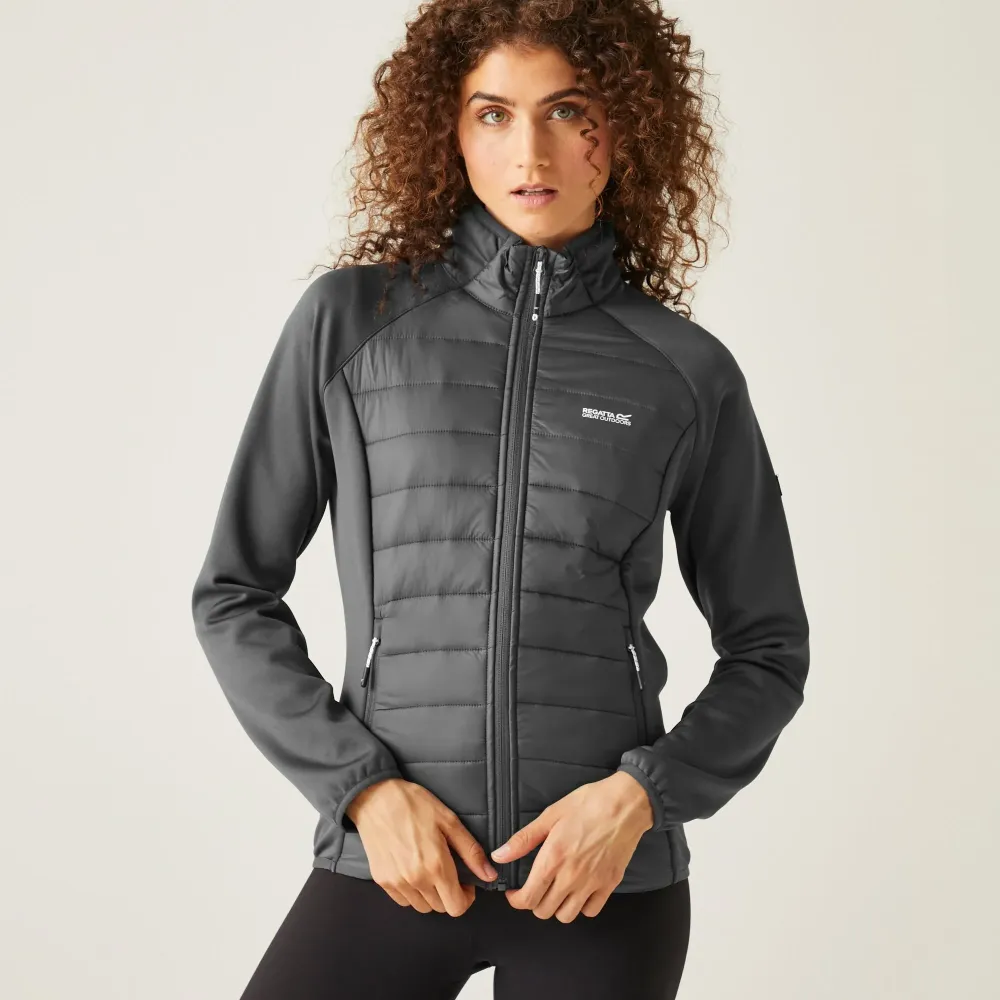 Regatta Women's Clumber V Hybrid Jacket Seal Grey