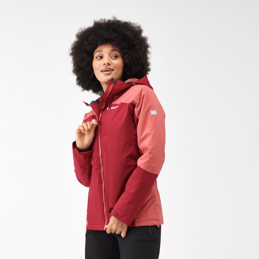 Regatta Womens Highton Stretch Padded Jacket II Rumba Red Mineral Red