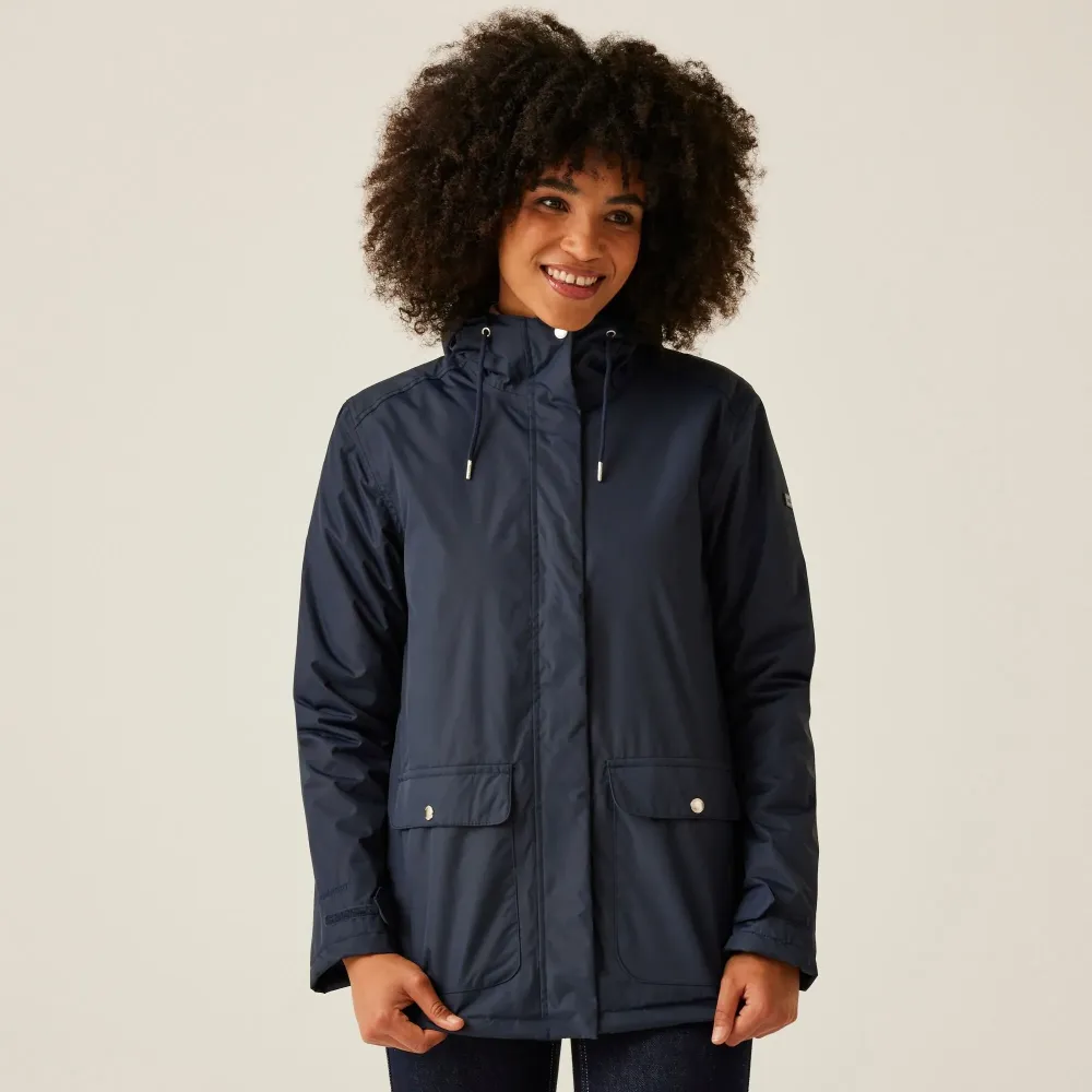 Regatta Women's Broadia Waterproof Jacket Navy