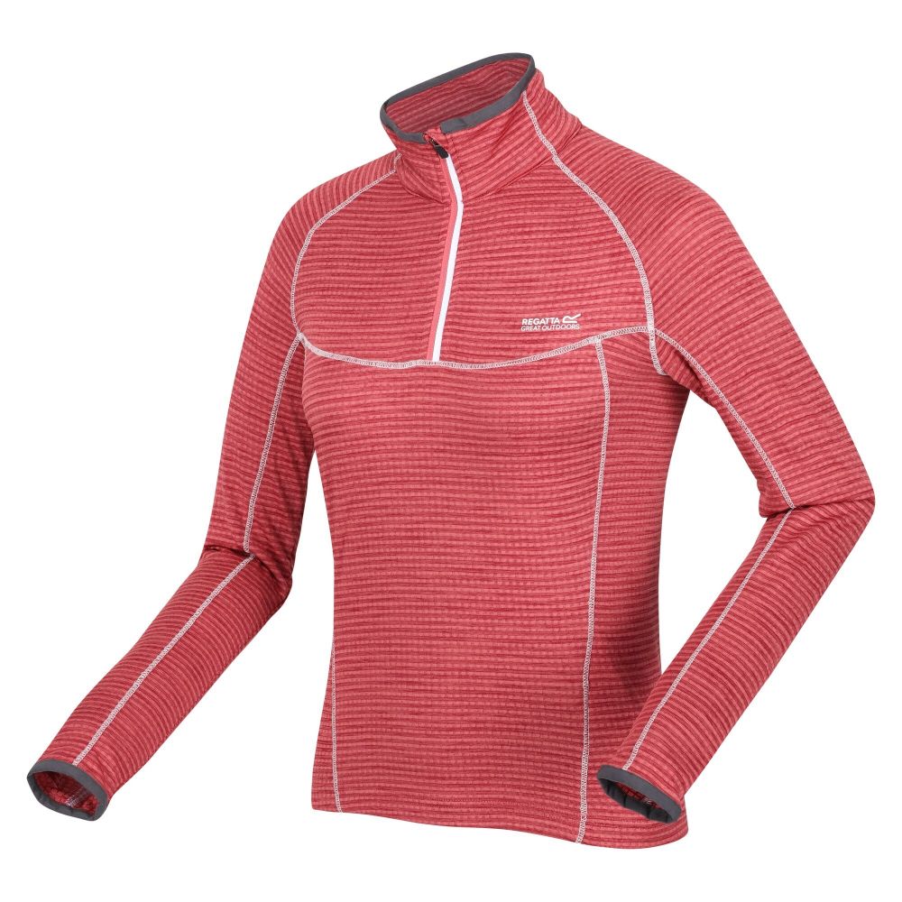 Regatta Women's Yonder Half Zip Top Mineral Red