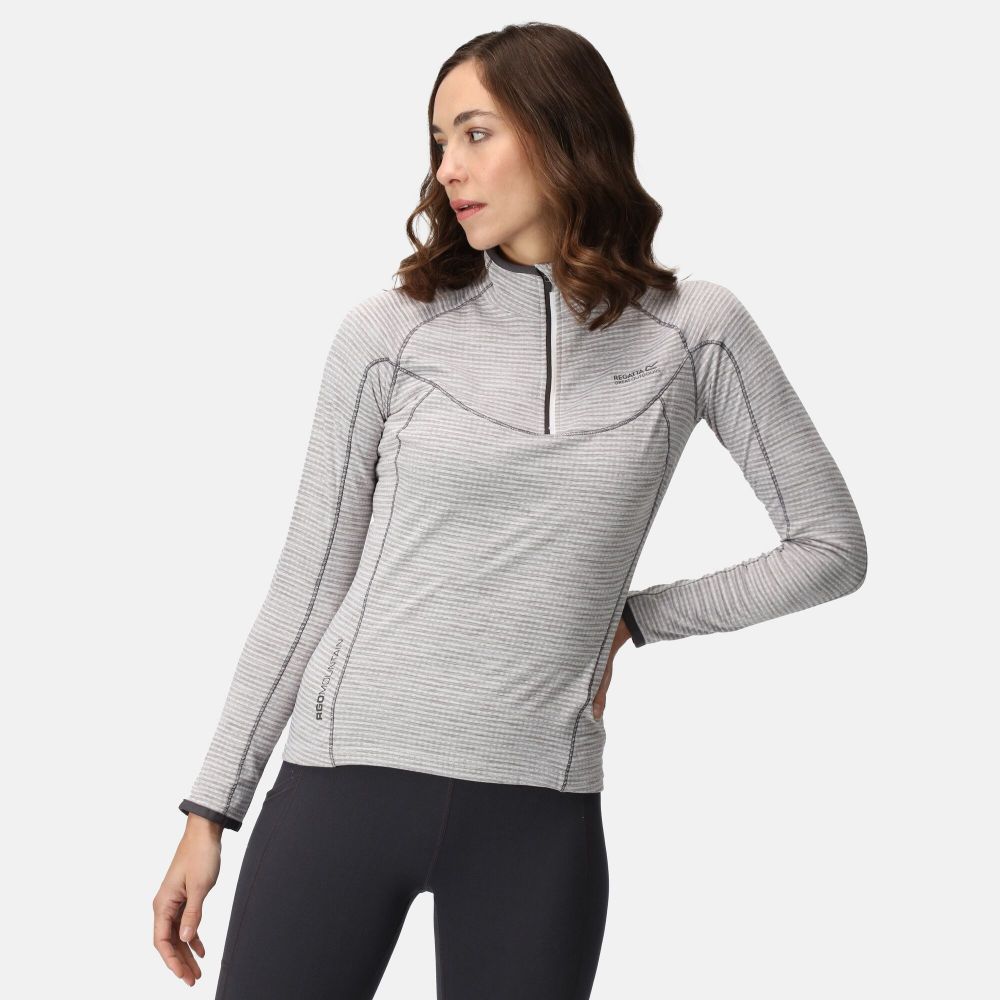 Regatta Women's Yonder Half Zip Top White