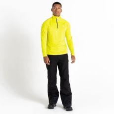 Dare2B Men's Fuse Up II Recycled Lightweight Core Stretch Midlayer Neon Spring Yellow