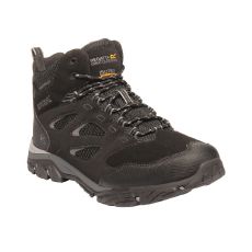 Regatta Men's Holcombe Waterproof Mid Walking Boots Black Granite