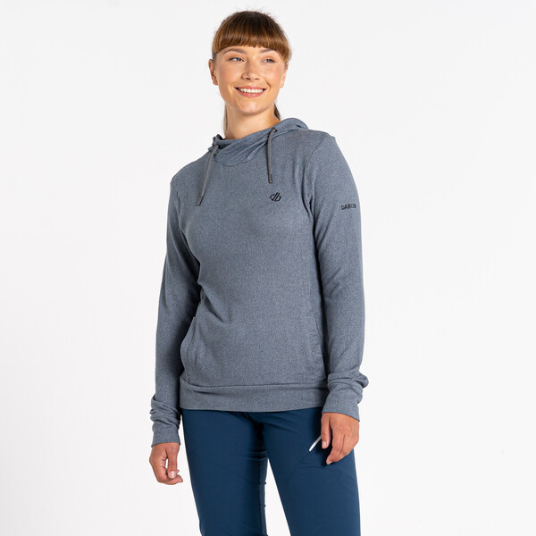 Dare 2b Women's Out & Out Overhead Hooded Fleece Orion Grey Marl