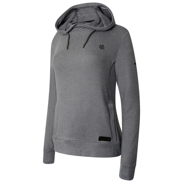 Dare 2b Women's Out & Out Overhead Hooded Fleece Orion Grey Marl