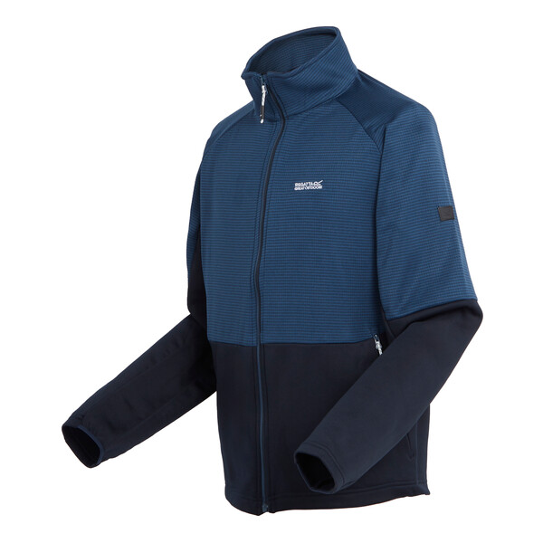 Regatta Mens Highton Winter Full Zip Fleece Navy Admiral Blue