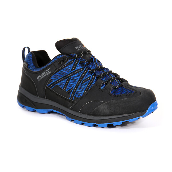 Regatta Men's Samaris II Waterproof Low Walking Shoes Oxford Blue Ash