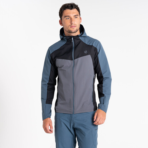 Dare 2b Men's Latitudinal Softshell Orion Grey Black Dark Storm