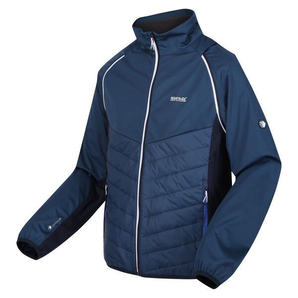 Regatta Men's Steren Hybrid Softshell Jacket Blue Wing Navy